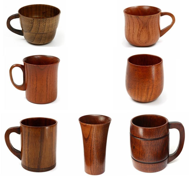 Primitive Natural Wooden Coffee Mug