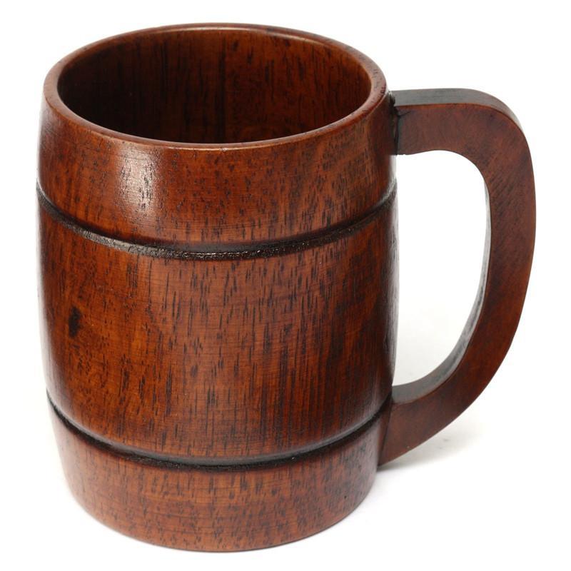 Primitive Natural Wooden Coffee Mug