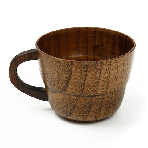 Primitive Natural Wooden Coffee Mug