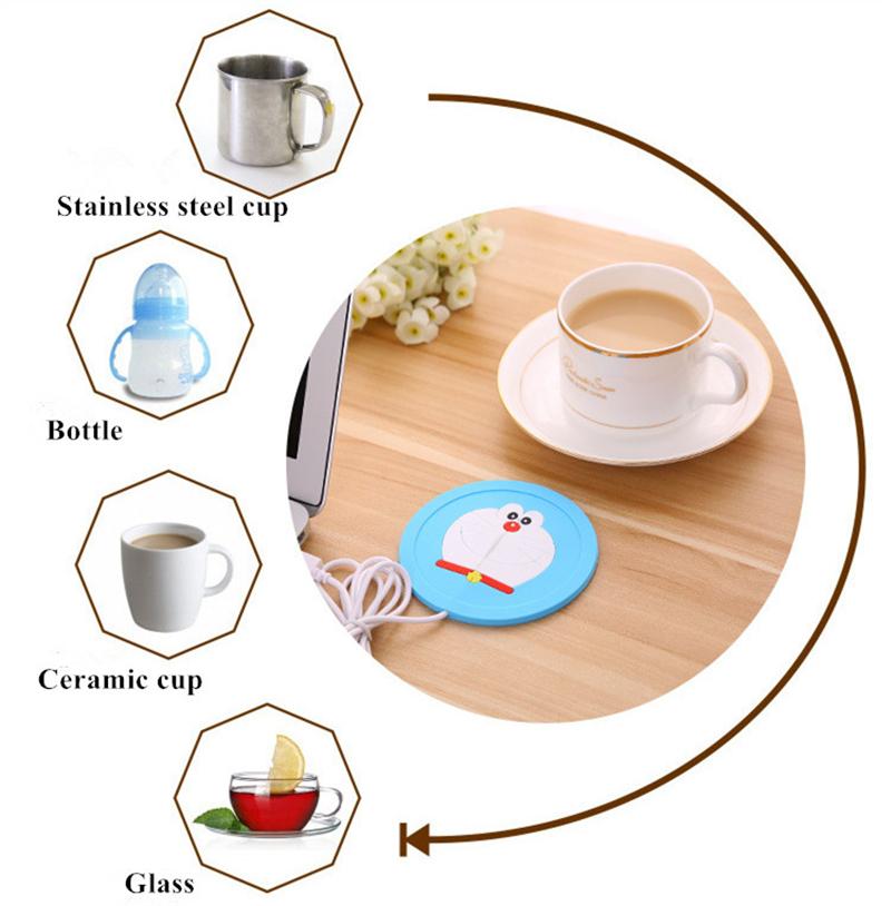 Cartoon USB Coffee Warmer Coaster