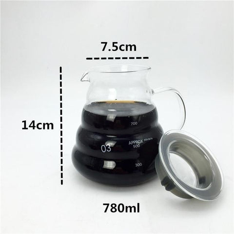 Glass Espresso/Coffee Server